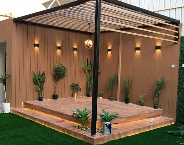 حداد مظلات حدائق وجلسات في الشرقية| تركيب أفضل مظلات حديد وخشبية بخصم 25%